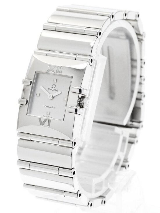 OMEGA Constellation Carre Quadra 1521.31 Silver Dial Quartz Ladies Watch_944730 main image 5
